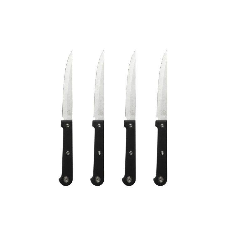 Casa MASTERCHEF Set of 4 black steak knives