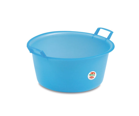 Bricocenter ROUND POLYETHYLENE BASIN DIA 50 LIGHT BLUE