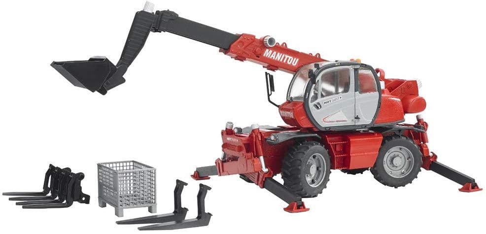 Manitou MRT 2150 with mechanical arm and accessories