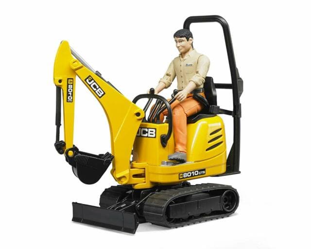 JCB Micro Excavator 8010 CTS with figure