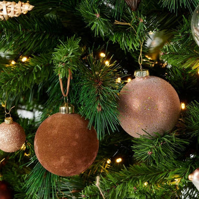 BILLY Brown Christmas ballØ 8 cm