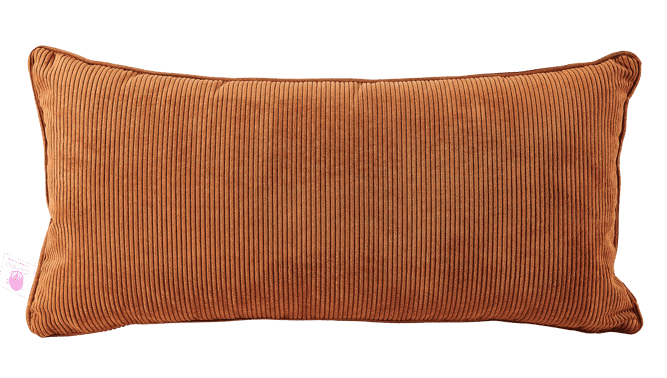 CAROLE Brown cushion W 30 x L 60 cm