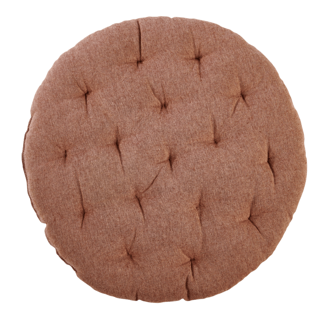Casa ALIDA SEAT CUSHION Ø40CM BROWN