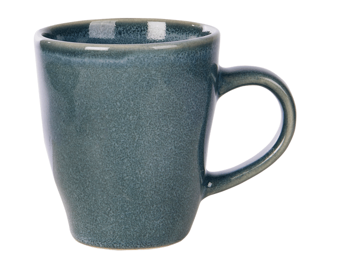 EARTH CLOUD Mug with blue handle