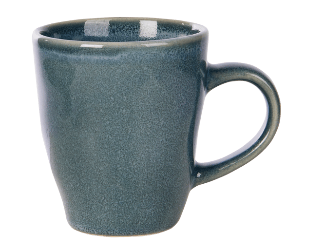 EARTH CLOUD Mug with handle 20 CL blue - set of 4 , H 8,5 cm - Ø 7,5 cm