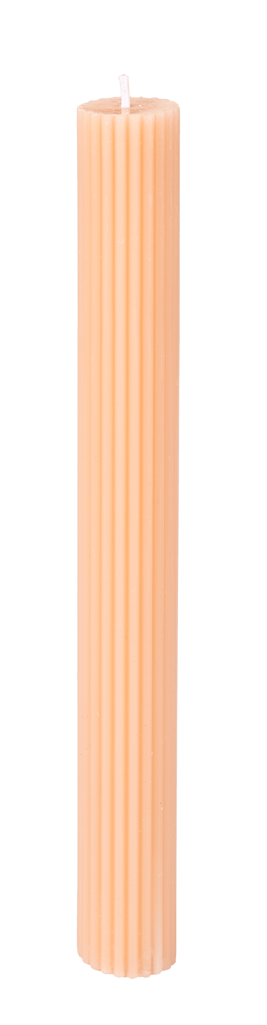 Casa RIB CANDLE ORANGE 25CM