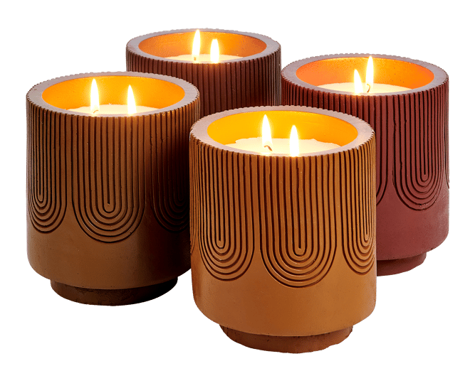 ARCO Scented jar candle 4 colours brown, yellow, green, . - best price from Maltashopper.com CS677453