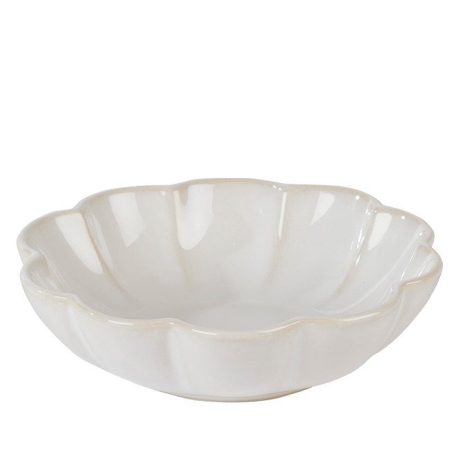 DAHLIA White bowl - best price from Maltashopper.com CS685965