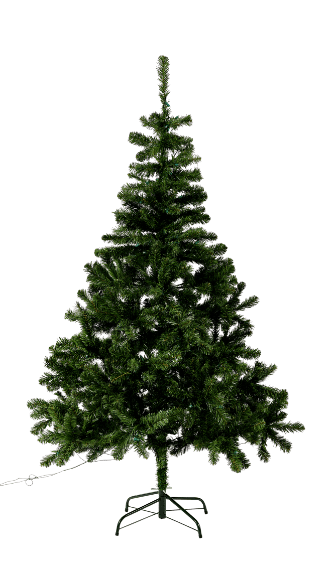 LUMINO Christmas tree with green led lights H 185 cm - Ø 115 cm - best price from Maltashopper.com CS675647