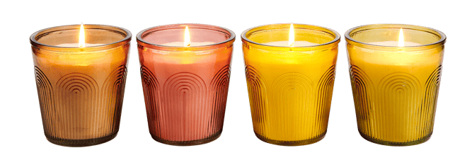 ARCO Scented candle 4 colours yellow - best price from Maltashopper.com CS677467-YELLOW