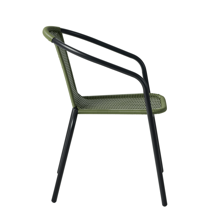 GERONA Stacking chair khaki - best price from Maltashopper.com CS689416