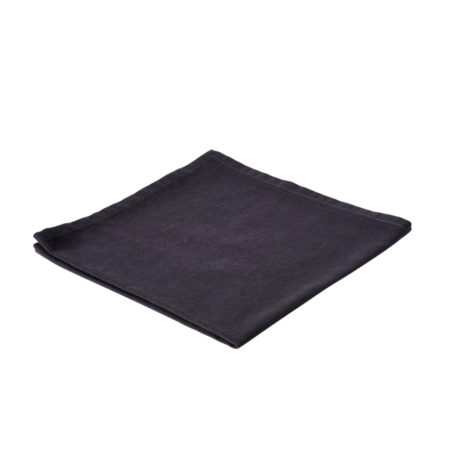 TILA Black napkin W 45 x L 45 cm - best price from Maltashopper.com CS675262