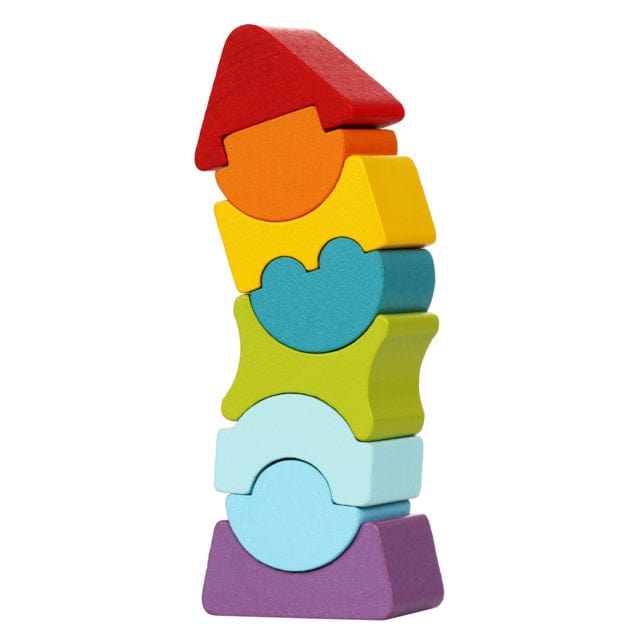 Toys Wooden Towers - 8 Piece Flexible Tower