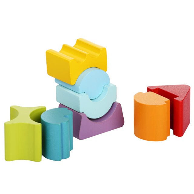 Toys Wooden Towers - 8 Piece Flexible Tower