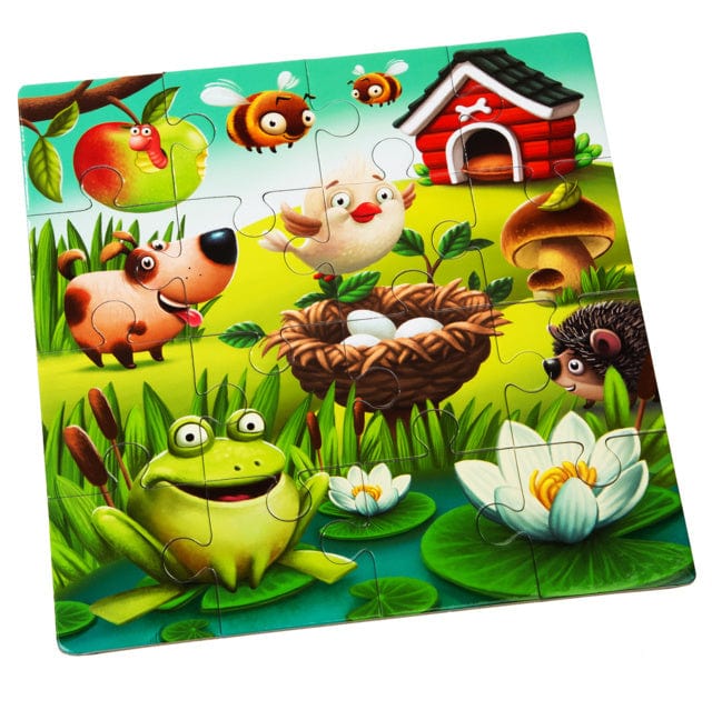 Toys Puzzlika - 3 Puzzles in 1: My Favorite Animals