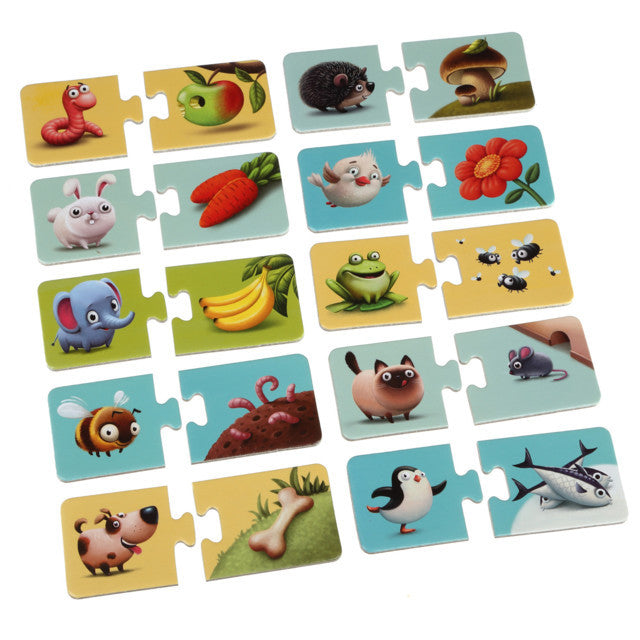 Puzzlika - 10 Puzzles in 1: My Food