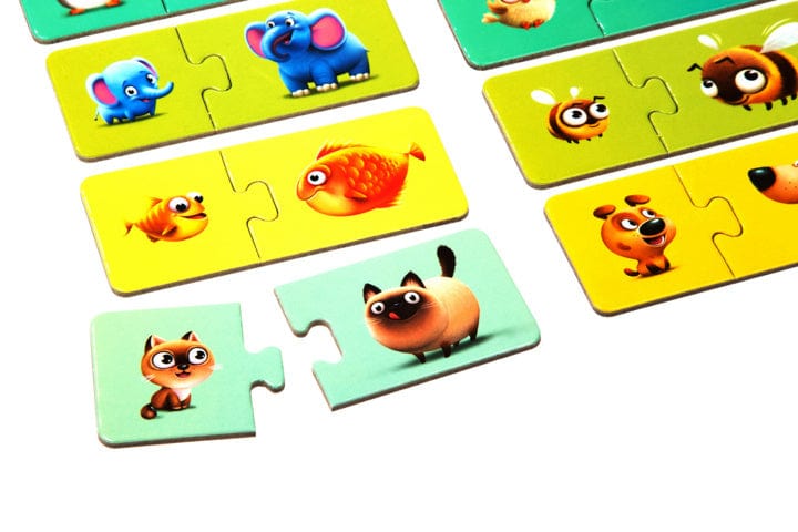 Toys Puzzlika - 10 Puzzles in 1: My Family