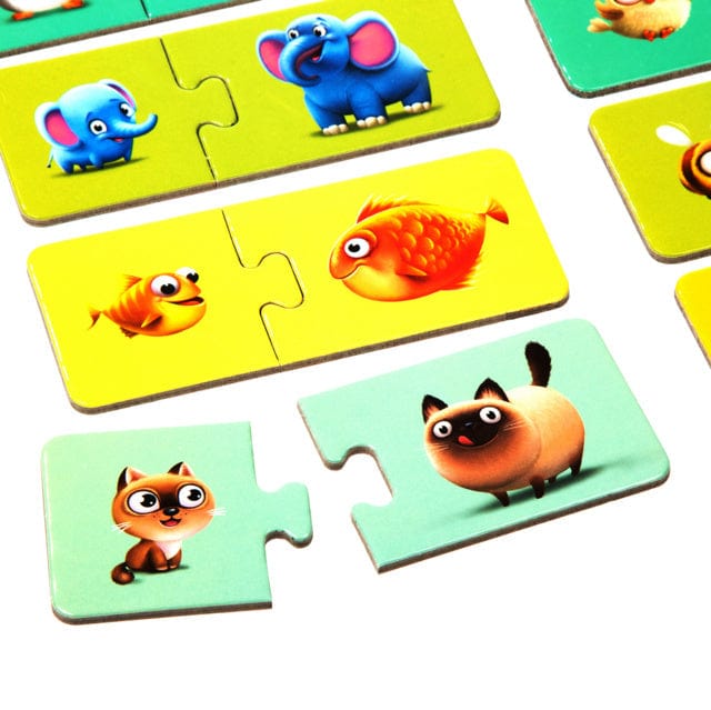 Toys Puzzlika - 10 Puzzles in 1: My Family