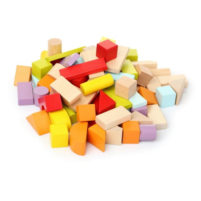 Toys Wooden Building Set - Blocks for Kids: The Big City