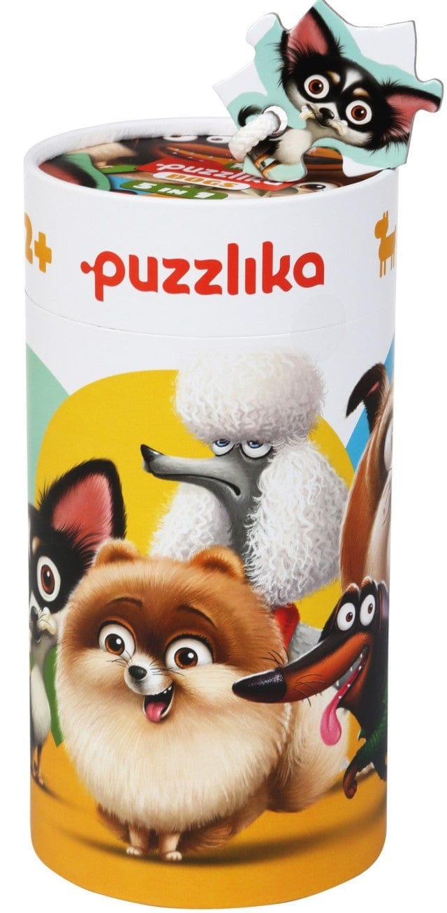 Toys Puzzlika - 5 Puzzles in 1: Dogs