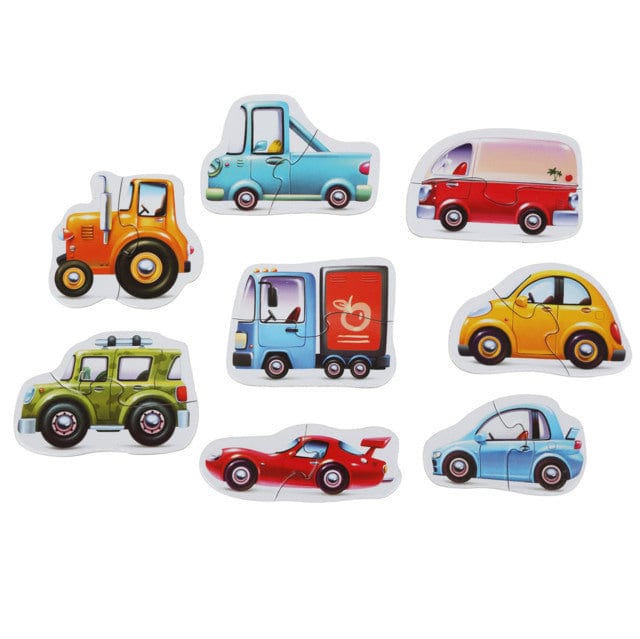 Toys Puzzlika - 8 Puzzles in 1: Vehicles