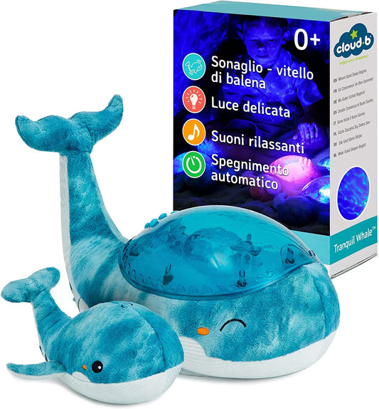 Tranquil Family - Whale Aqua