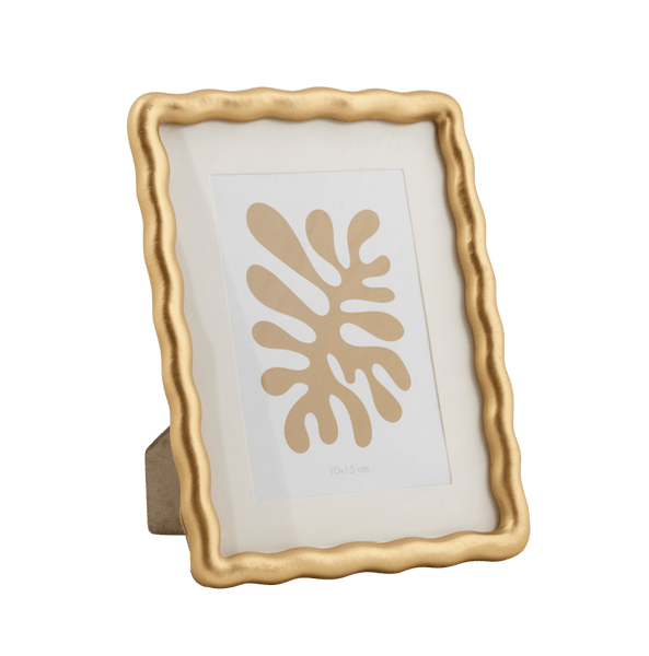 FLOWY PHOTO FRAME GOLD 13X18CM