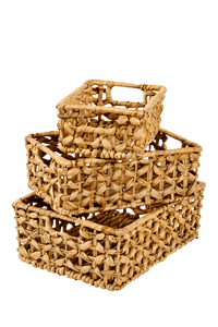 JELKE Natural drawer basket H 15 x W 39.5 x L 30 cm - best price from Maltashopper.com CS673043