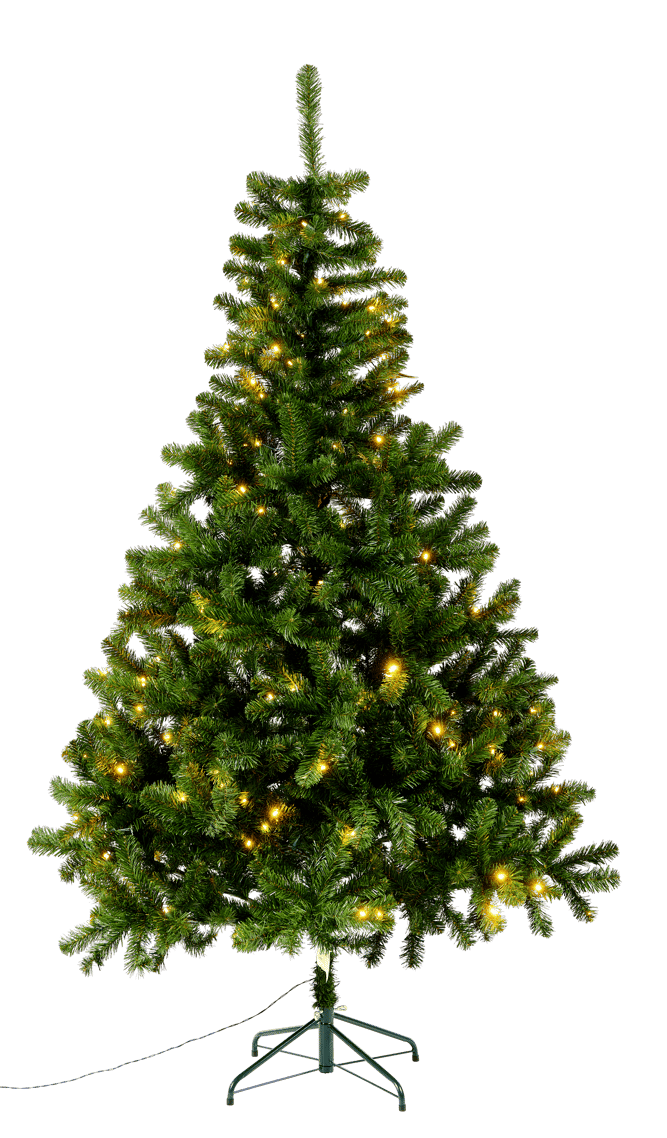LUMINO Christmas tree with green led lights H 215 cm - Ø 127 cm