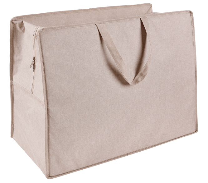 LINOLUX XL carry bag with zip beige - best price from Maltashopper.com CS682969