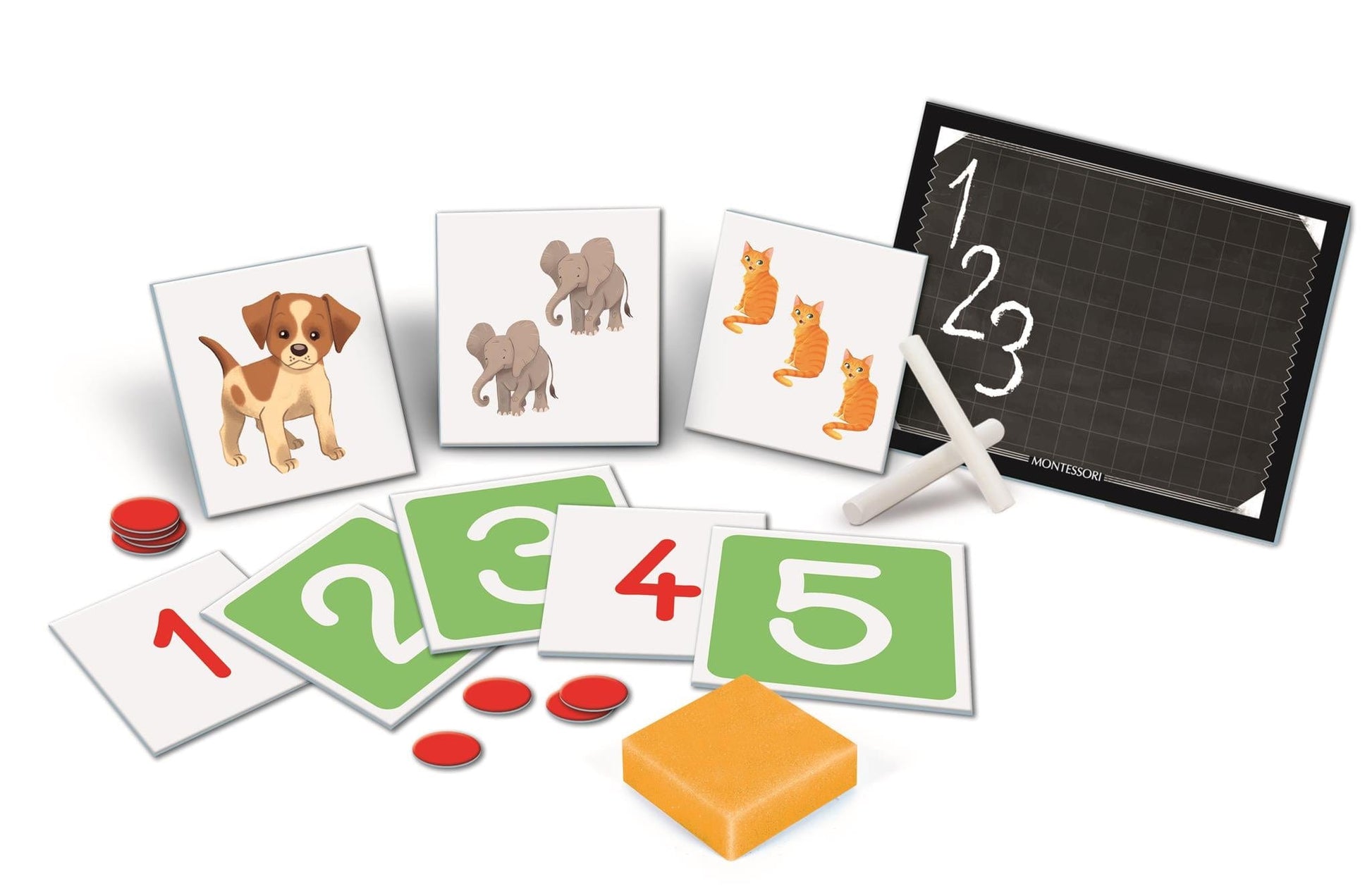 Toys Montessori - Tactile Numbers