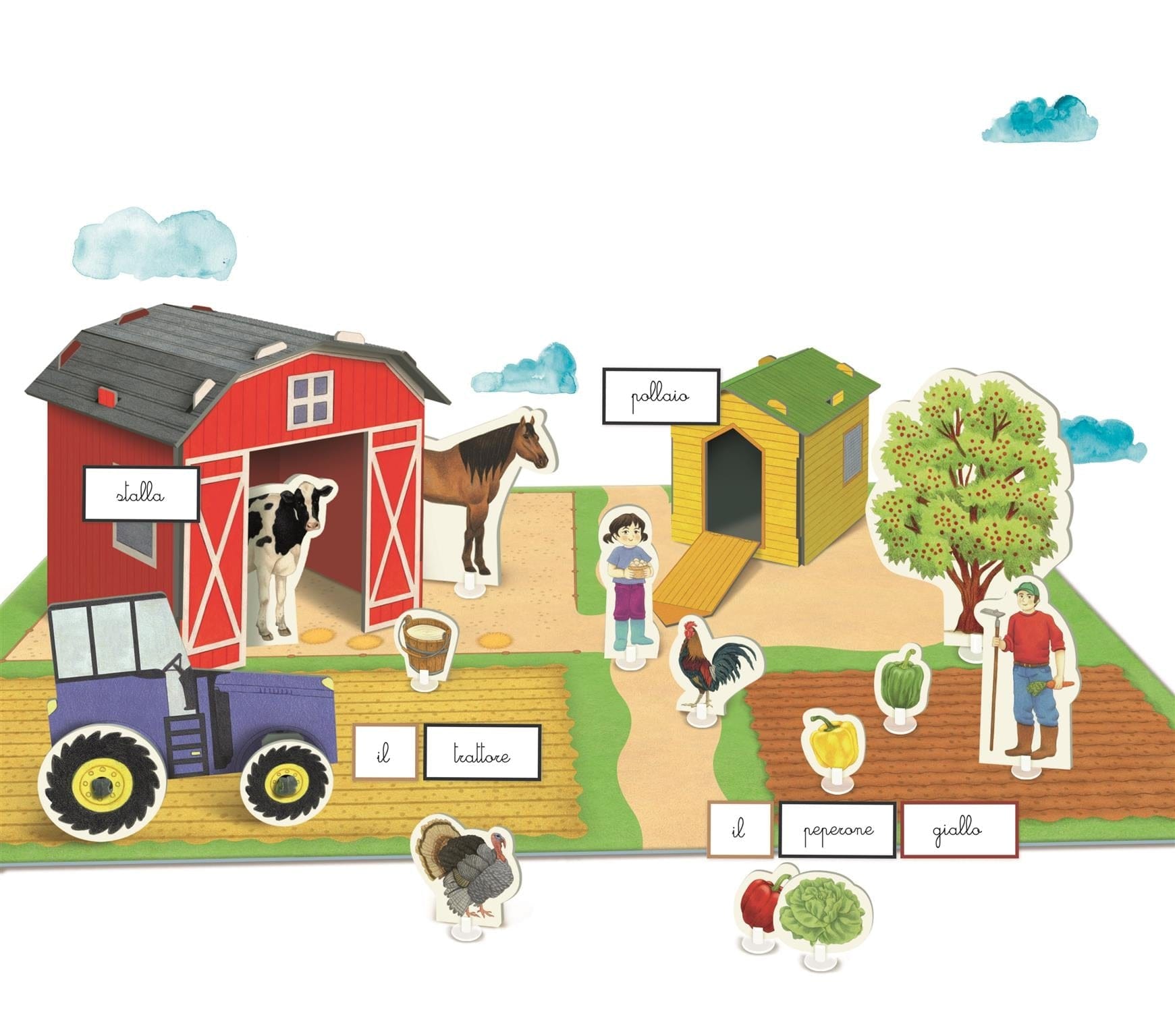 Toys Montessori - Farm Words and Phrases