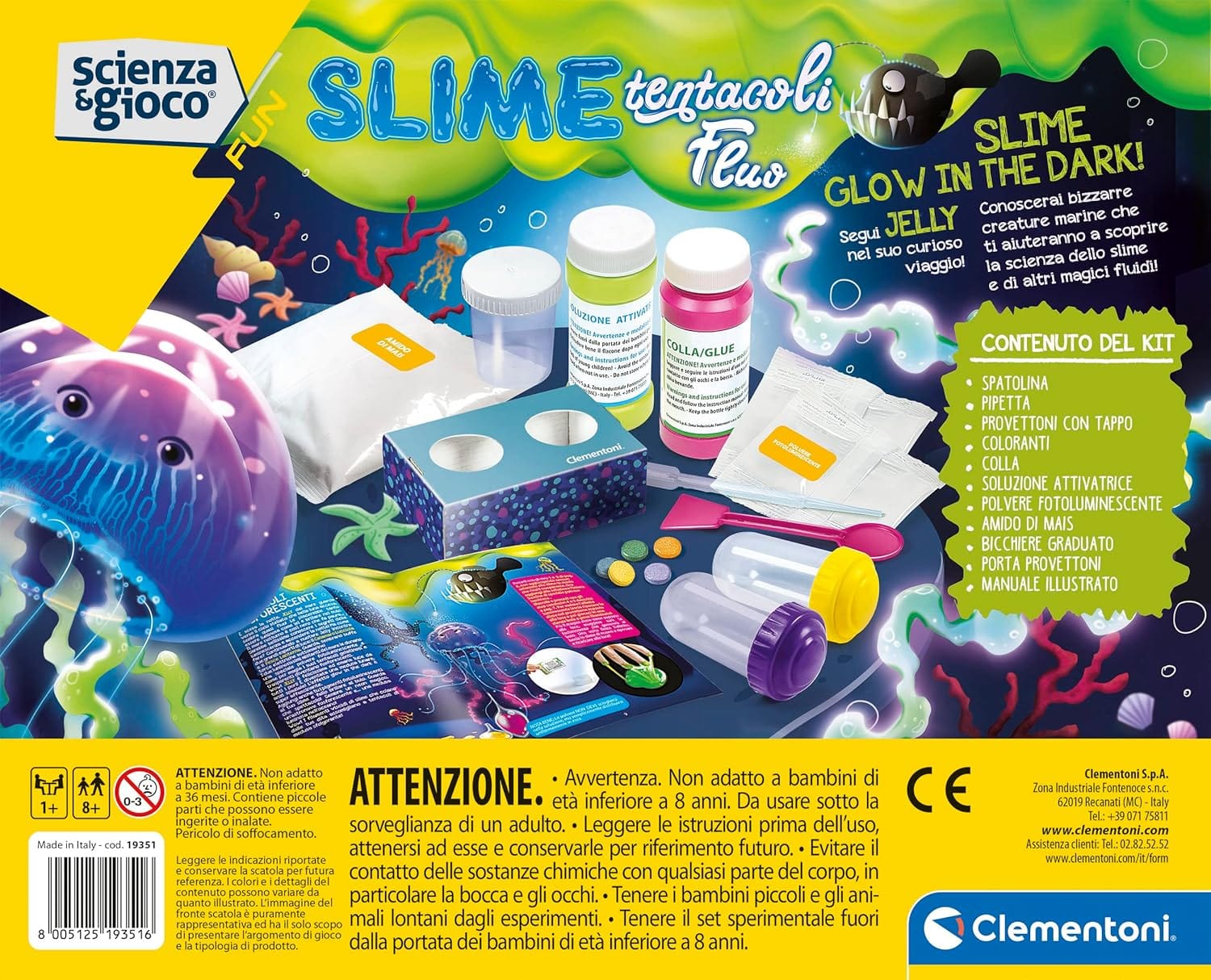 Toys Science & Game - Fluo Tentacles Slime