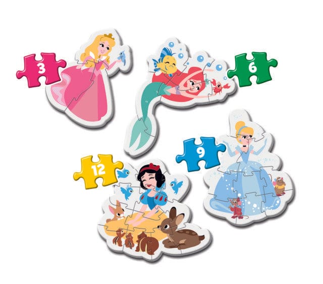 Toys 4 Puzzle in 1 - My First Puzzles: Disney Princess