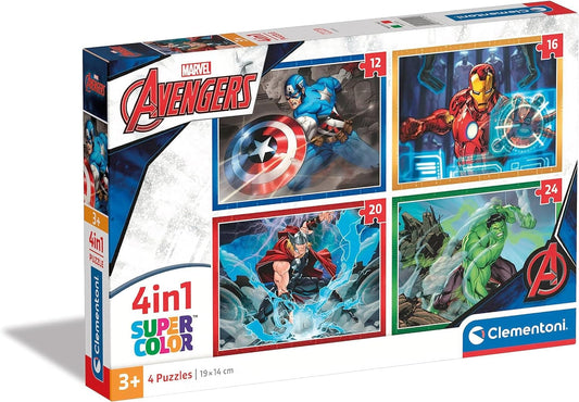 4 Puzzle in 1 - The Avengers