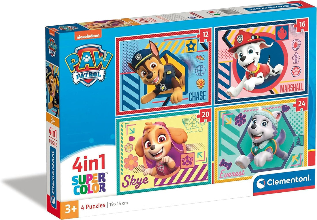 4 Puzzle In 1 Paw Patrol