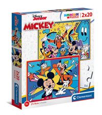 2 20 Piece Puzzles Disney Junior: Mickey