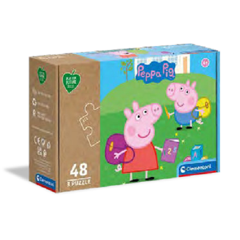 3 48 Piece Puzzle Peppa Pig