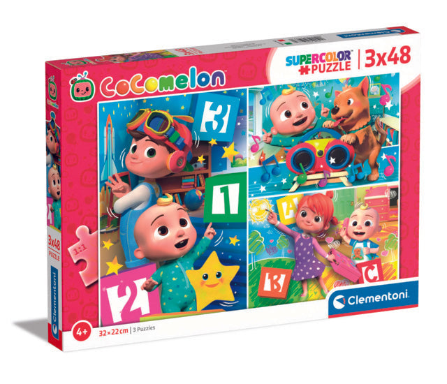 3 48 Piece Puzzles - Cocomelon