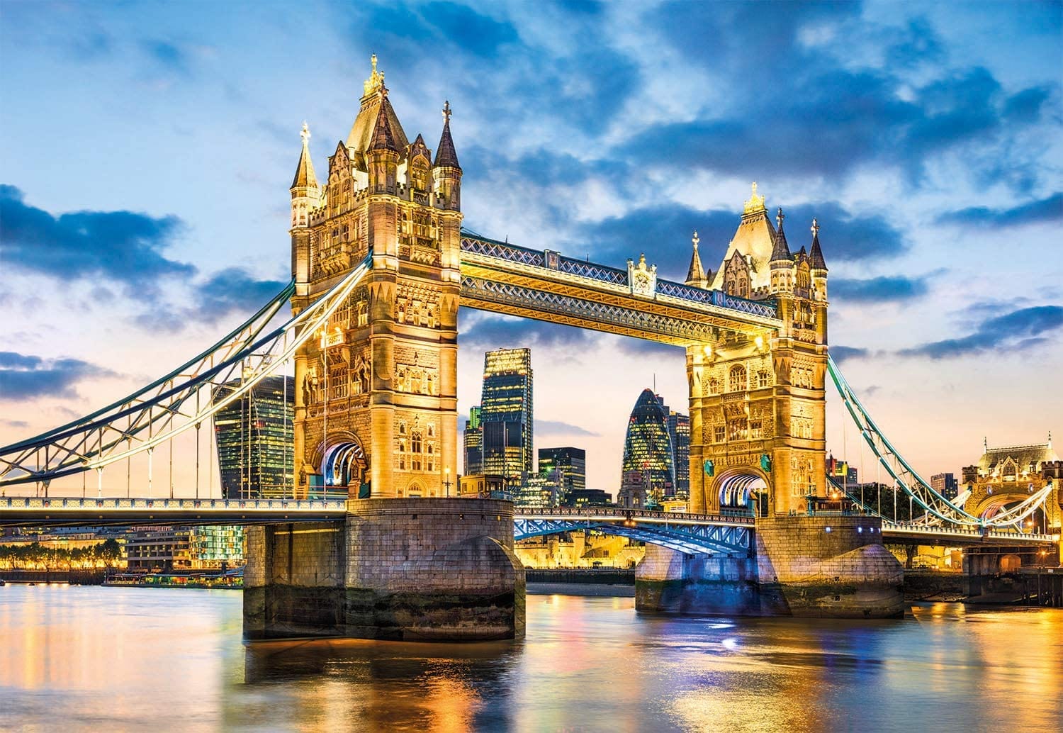 Toys Puzzle da 2000 pezzi - High Quality Collection: Tower Bridge at Dusk