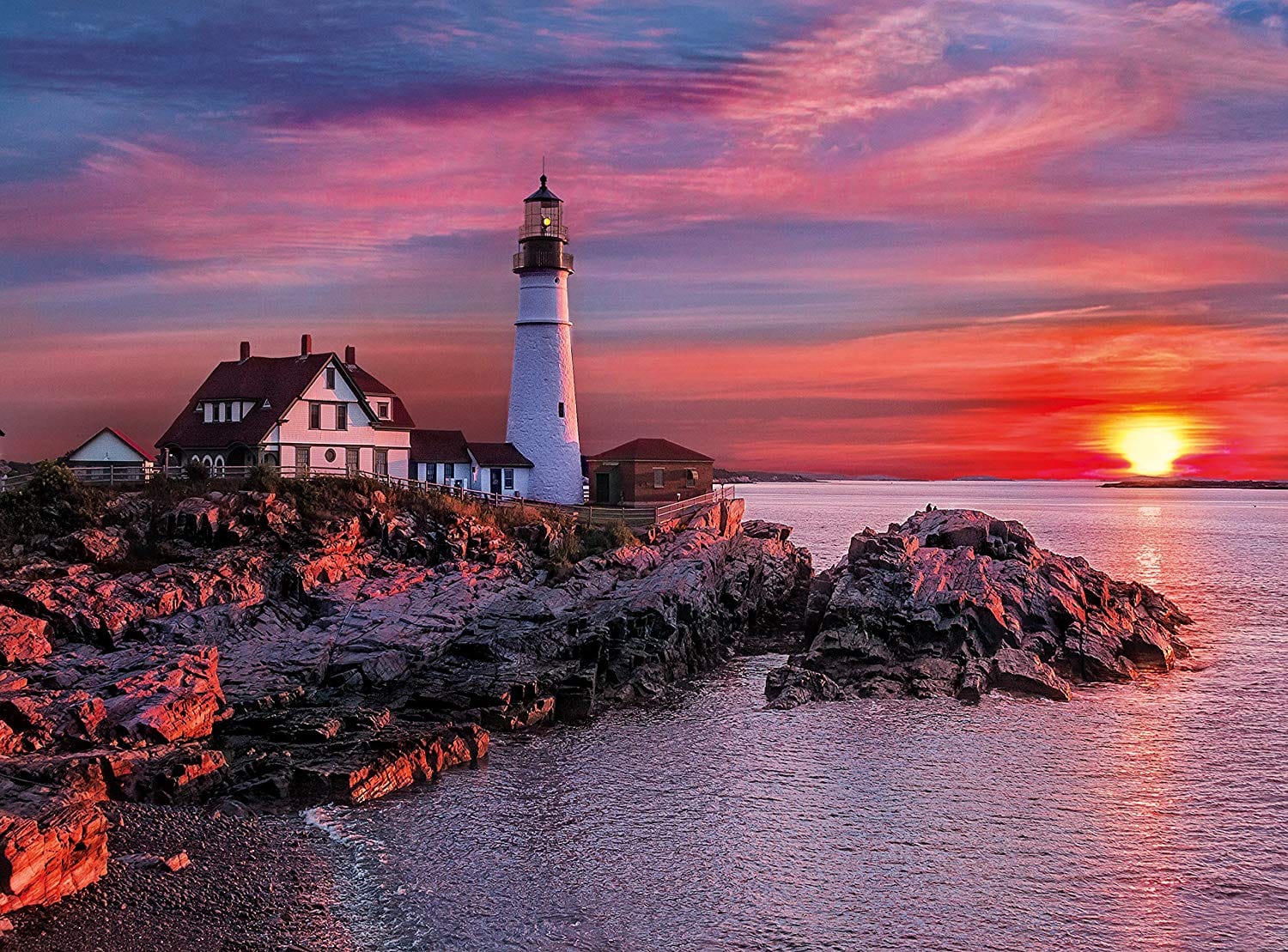 Toys 500 Piece Puzzle - Portland Head Light