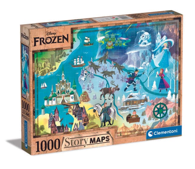 Toys Puzzle da 1000 Pezzi Story Maps - Frozen