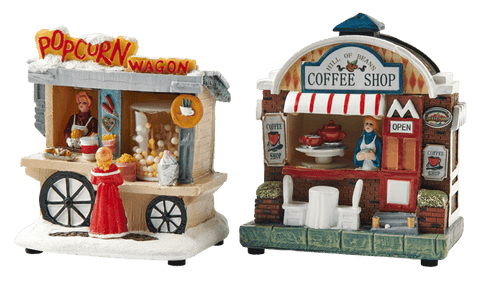 Casa FOOD STALL Christmas deco 2 assorted various colors H 15 x W 13.5 x D 9.5 cm