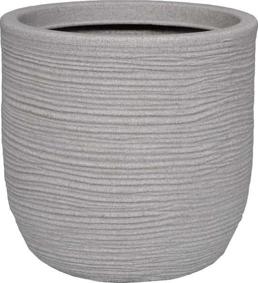 Bricocenter SHABBY STRIPED CONCHINO VASE D.27 ROPE