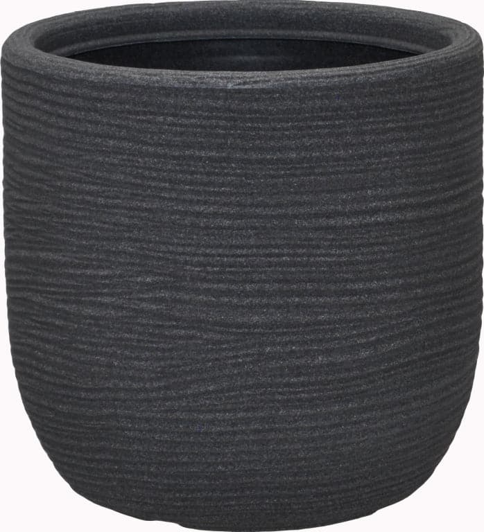 CORI D.35 CAST IRON SHABBY RIBBED VASE