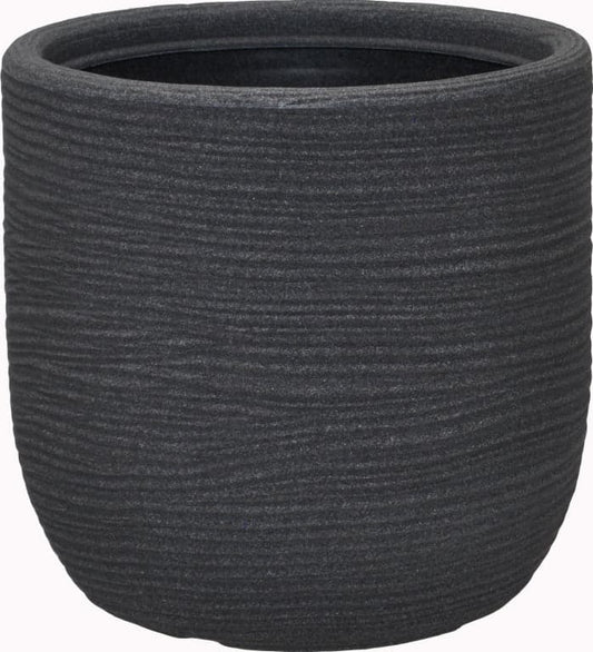 CORI D.35 CAST IRON SHABBY RIBBED VASE
