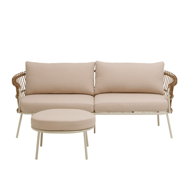 LARGOW LOUNGE SET SAND/NATURAL