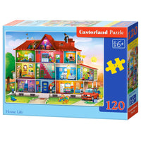 120 Piece Puzzle - House Life