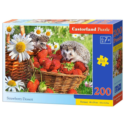 200 Piece Puzzle - Strawberry Dessert