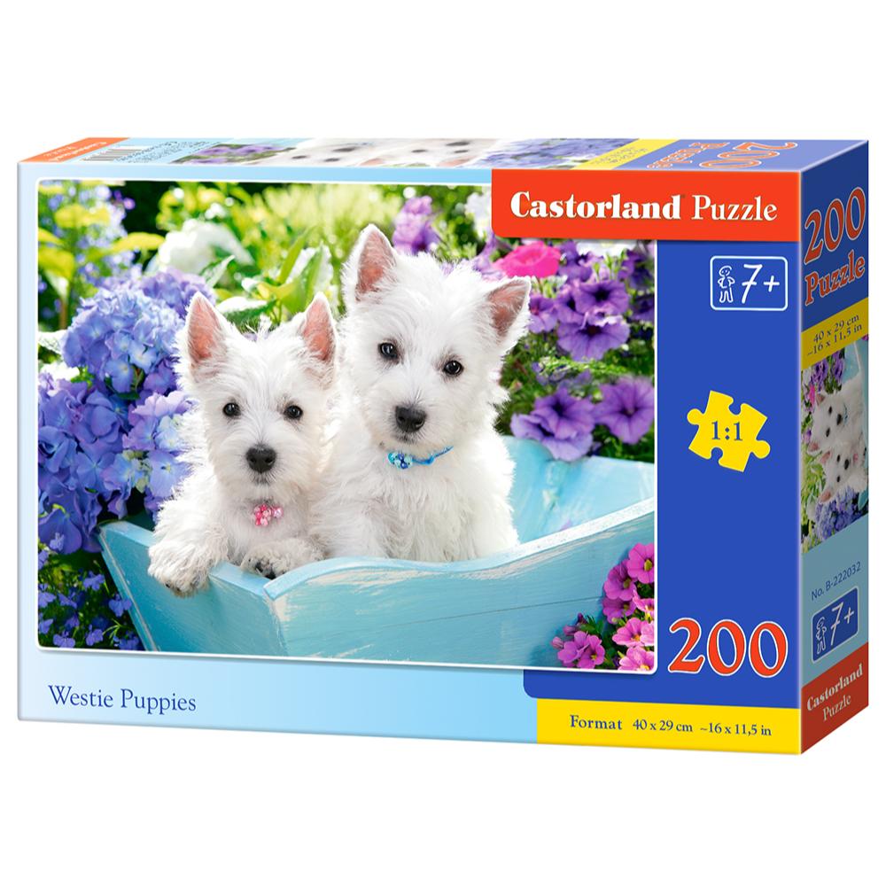200 Piece Puzzle - Westie Puppies